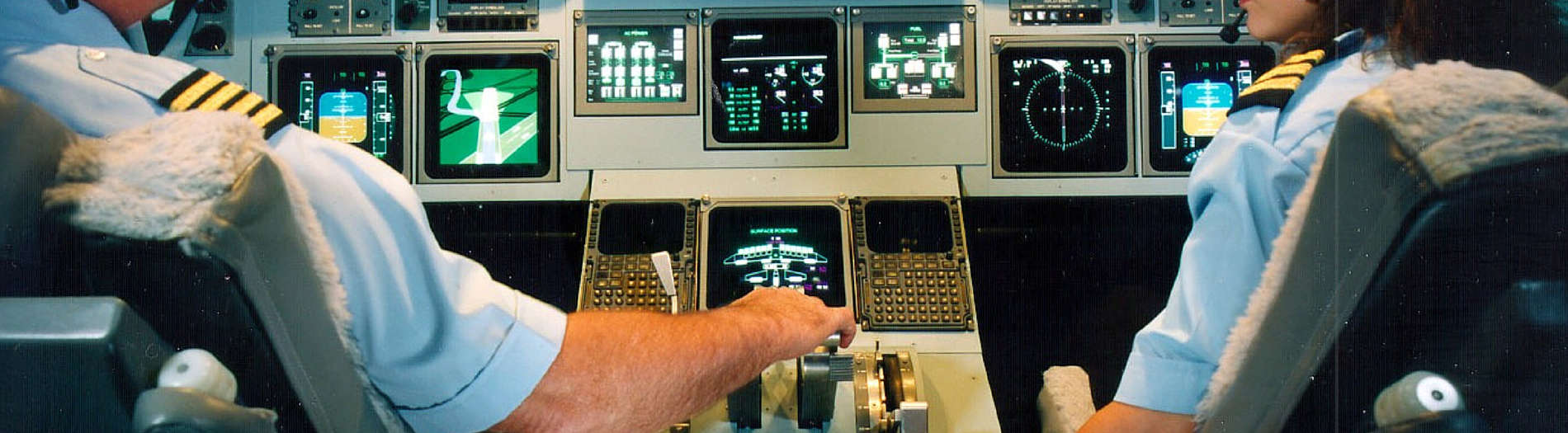 Airbus A320 Jumpseat from cockpit of retired airliner